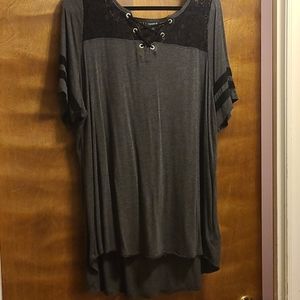 Lace football tshirt